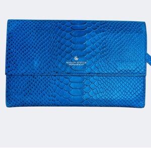 GUC Maison Scotch teal Blue Clutch organizer